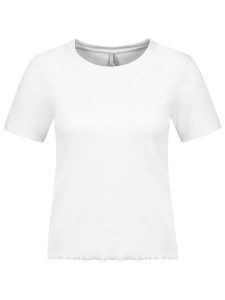 Eight2Nine Koszulka w kolorze białym rozmiar: XL. Białe bluzki Eight2Nine, xl, bez wzorów, prążkowane, bez kołnierzyka, bez ramiączek. Za 52,92 zł.