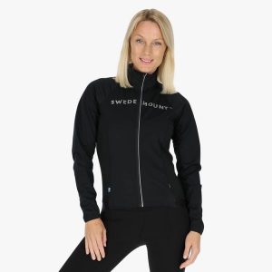 Kurtka rowerowa kobieca Swedemount Giro 3L Jacket szybkoschnąca. Czarne kurtki SWEDEMOUNT, l, bez wzorów, z tkaniny, bez kaptura. Za 499,99 zł.