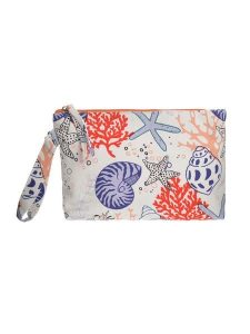 BLE Kosmetyczka w kolorze białym ze wzorem - 25 x 17 x 5 cm rozmiar: onesize. Białe kosmetyczki BLE, bez wzorów, z materiału. Za 21,95 zł.