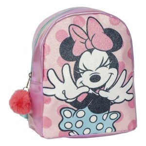 Plecak Casual Minnie Mouse Różowy. Czerwone plecaki MINI MOUSE. Za 83,90 zł.