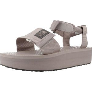 Sandały THE NORTH FACE W SKEENA PLATFORM MOON Szary. Szare sandały The North Face, bez wzorów, z tkaniny, bez obcasa, bez zapięcia. Za 267,99 zł.