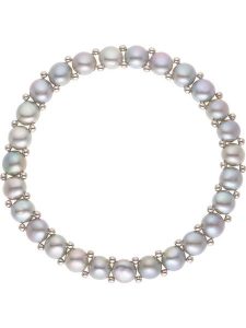 Pearline Bransoletka perłowa w kolorze szarym rozmiar: onesize. Szare bransoletki Pearline, z perłą. Za 165,99 zł.