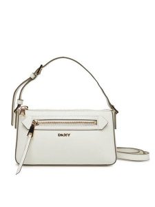 DKNY Torebka R42HKE18 Écru. Torebki klasyczne DKNY, bez wzorów, ze skóry, bez dodatków. Za 539,99 zł.