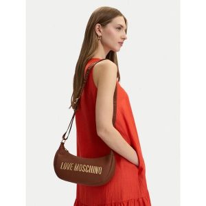 Torebka LOVE MOSCHINO. Brązowe torebki klasyczne LOVE MOSCHINO, bez wzorów, bez dodatków. Za 588,99 zł.