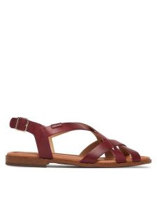 Pikolinos Sandały Algar W0X-0556St Czerwony. Czerwone sandały Pikolinos, bez wzorów, ze skóry, bez obcasa, na płaskiej podeszwie, bez zapięcia. Za 449,99 zł.