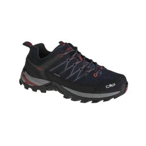 Buty trekkingowe CMP Rigel. Czerwone buty trekkingowe CMP, z materiału, bez zapięcia. W wyprzedaży za 359,99 zł.