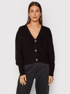 Vero Moda Kardigan Lea 10249632 Czarny Relaxed Fit. Czarne kardigany Vero Moda, z syntetyku. Za 99,00 zł.