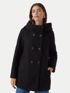 Vero Moda Płaszcz przejściowy Fortuneshila 10291044 Czarny Regular Fit. Czarne płaszcze Vero Moda, xs, bez wzorów, z syntetyku, bez kaptura. Za 289,99 zł.