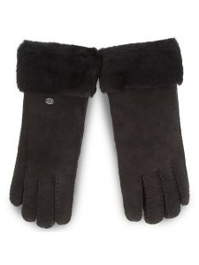 EMU Australia Rękawiczki Damskie Apollo Bay Gloves M/L Czarny. Czarne rękawiczki EMU Australia, bez wzorów, ze skóry. Za 514,99 zł.