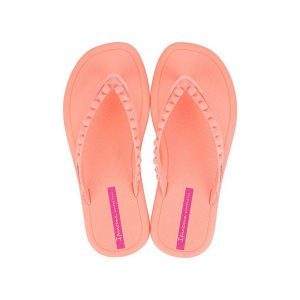 Japonki damskie Ipanema 27130AV472. Czerwone klapki Ipanema, bez wzorów, z materiału, bez obcasa. Za 55,99 zł.
