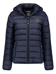 Geographical Norway Kurtka pikowana "Atikamap" w kolorze granatowym rozmiar: XXL. Niebieskie kurtki Geographical Norway, xxl, bez wzorów, bez kaptura. Za 209,82 zł.