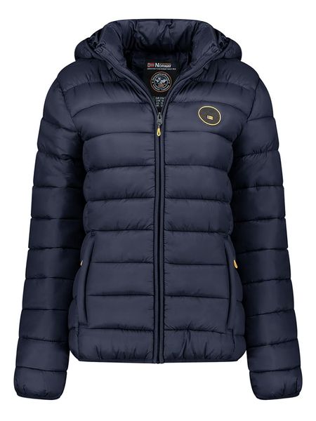 Geographical Norway Kurtka pikowana "Atikamap" w kolorze granatowym rozmiar: M. Niebieskie kurtki Geographical Norway, m, bez wzorów, bez kaptura. Za 209,82 zł.