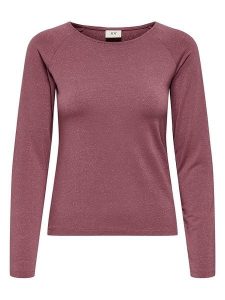 JDY Koszulka w kolorze jasnoróżowym rozmiar: L. Różowe bluzki JDY, l, bez wzorów, bez kołnierzyka, bez ramiączek. Za 85,82 zł.