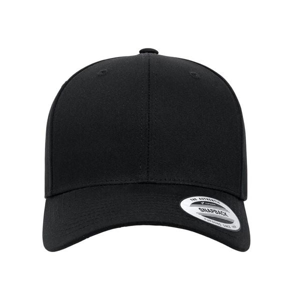 Klasyczna Bawełniana Czapka Snapback W Stylu Retro. Szare czapki FLEXFIT, bez wzorów, z bawełny, klasyczne. Za 89,99 zł.