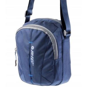 Saszetka na ramię HI-TEC SAQUET. Niebieskie nerki i saszetki Hi-tec, bez wzorów, z materiału. Za 30,99 zł.
