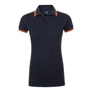 Damska Koszulka Polo Pasadena. Brązowe koszulki sportowe SOL'S, bez wzorów, bez ramiączek. Za 89,99 zł.