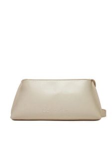 Calvin Klein Torebka K60K612550 Écru. Torebki klasyczne Calvin Klein, bez wzorów, ze skóry, bez dodatków. Za 299,99 zł.