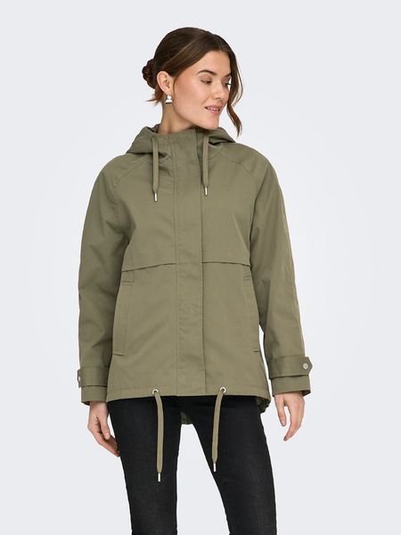 ONLY Kurtka przejściowa "Orchid" w kolorze khaki rozmiar: L. Brązowe kurtki ONLY, l, bez wzorów, bez kaptura. Za 154,07 zł.
