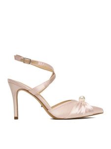 DeeZee Szpilki CEO-CD23029-13 Różowy. Czerwone szpilki DeeZee, bez wzorów, z materiału, bez obcasa. Za 149,99 zł.