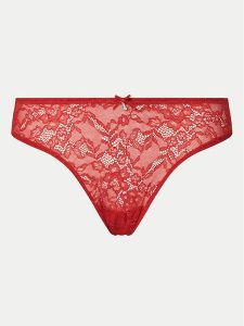 Guess Figi klasyczne O5RE09 KBGT0 Czerwony Regular Fit. Czerwone figi Guess, z aplikacjami, z syntetyku. Za 89,99 zł.