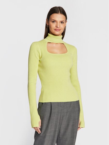 Herskind Golf Vita 4631853 Zielony Slim Fit. Zielone golfy Herskind, bez wzorów, z bawełny. Za 379,99 zł.