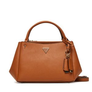 Torebka Guess. Brązowe torebki klasyczne Guess, z aplikacjami, bez dodatków. Za 459,99 zł.