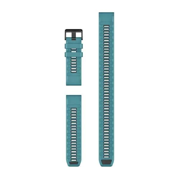 Silikonowy pasek do zegarka Garmin QuickFit® 26 mm. Niebieskie kombinezony GARMIN, s, bez wzorów, bez kołnierzyka, bez ramiączek, długie. Za 312,50 zł.