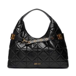 Torebka Just Cavalli. Czarne torebki klasyczne Just Cavalli, bez wzorów, bez dodatków. Za 669,99 zł.