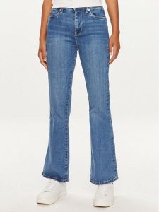 Pepe Jeans Jeansy PL204733 Niebieski Flare Fit. Niebieskie jeansy Pepe Jeans, bez wzorów, z bawełny. Za 259,99 zł.
