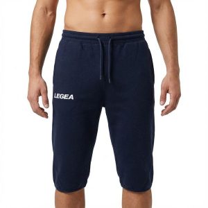 Spodenki Damskie Rowerowe Cargo Niebieskie Model Cyklon. Niebieskie szorty LEGEA, bez wzorów. Za 64,00 zł.