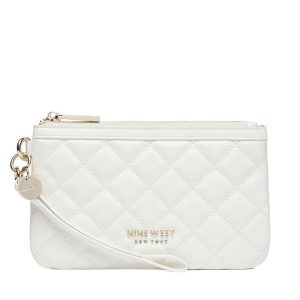 Torebka Nine West. Białe torebki klasyczne Nine West, bez wzorów, bez dodatków. Za 99,99 zł.
