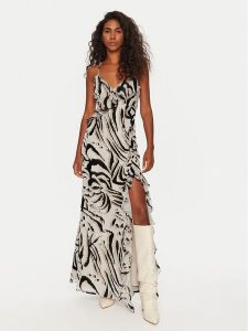 Guess Sukienka codzienna Lydie W4BK47 WGLP0 Kolorowy Regular Fit. Kombinezony Guess, na co dzień, xs, z aplikacjami, z syntetyku, bez kołnierzyka, bez ramiączek, proste. Za 579,99 zł.