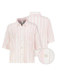 Eight2Nine Koszula w kolorze jasnoróżowo-białym rozmiar: S. Białe koszule Eight2Nine, s, bez wzorów, bez kołnierzyka, bez ramiączek. Za 86,99 zł.