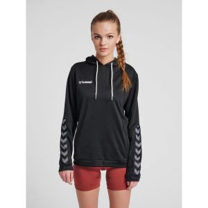 Bluza damska z kapturem Hummel hmlAUTHENTIC Poly. Szare bluzy Hummel, xs, bez wzorów, z kapturem. Za 212,90 zł.
