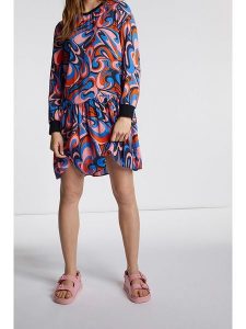 Rich & Royal Sukienka ze wzorem rozmiar: 38. Sukienki Rich & Royal, na co dzień, bez wzorów, bez kołnierzyka, bez ramiączek, mini, proste. Za 91,56 zł.