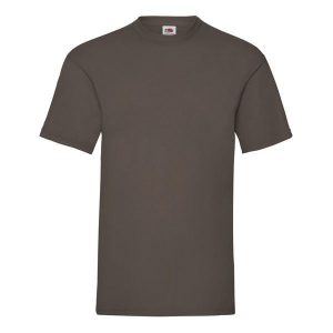 Koszulka Unisex Dla Dorosłych Valueweight. Brązowe bluzki FRUIT OF THE LOOM, xl, bez wzorów, sportowe, bez kołnierzyka, bez ramiączek. Za 43,99 zł.