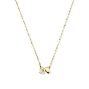 Beloro Naszyjnik Beloro Jewels Monte Napoleone Natalia złoty - 9-karatowe złoto Naszyjniki 1 ct Damski. Żółte naszyjniki Beloro, z cyrkonią, złote. Za 656,99 zł.