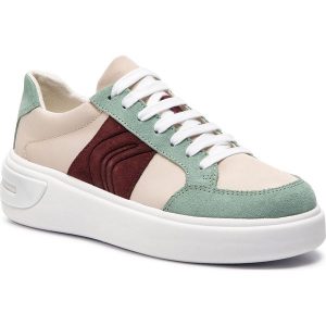 Sneakersy GEOX - D Ottaya F D92BYF 01122 C5K3U Cream/Lt Green. Czółenka marki Geox. Za 429,00 zł.