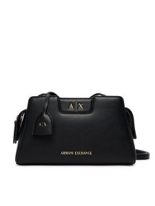 Armani Exchange Torebka XW002160 AF19892 UC001 Czarny. Czarne listonoszki Armani Exchange, bez wzorów, ze skóry, bez dodatków. Za 569,99 zł.