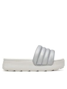 Puma Klapki Karmen Slide Puffy 400679 01 Szary. Szare klapki Puma, bez wzorów, ze skóry, bez obcasa. Za 159,99 zł.