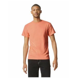 Ciężka Bawełniana Koszulka Unisex Dla Dorosłych. Czerwone bluzki GILDAN, s, bez wzorów, z bawełny, sportowe, bez kołnierzyka, bez ramiączek. Za 30,99 zł.