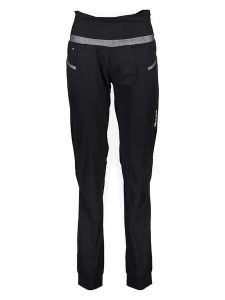 Crazy Spodnie funkcyjne w kolorze czarno-szarym rozmiar: M. Czarne spodnie sportowe Crazy, m, bez wzorów, z materiału, z podwyższonym stanem, outdoorowe. Za 136,13 zł.