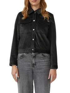 S.Oliver Kurtka koszulowa w kolorze czarnym rozmiar: 46. Czarne kurtki s.Oliver, s, bez wzorów, bez kaptura. Za 130,99 zł.