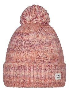 Barts Czapka "Mallan" w kolorze jasnoróżowo-pomarańczowo-fioletowym rozmiar: onesize. Pomarańczowe czapki Barts, z aplikacjami. Za 95,46 zł.