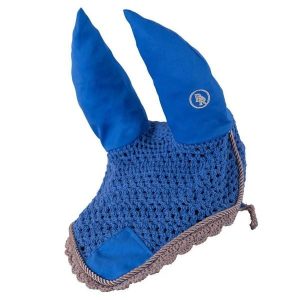 Krótka czapka dla konia BR Equitation Event. Niebieskie czapki BR, bez wzorów, eleganckie. Za 136,75 zł.