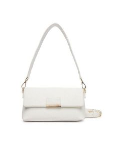 Valentino Torebka Dione Re VBS9U809 Biały. Białe listonoszki Valentino, bez wzorów, ze skóry, bez dodatków. Za 549,99 zł.