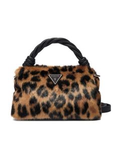 Guess Torebka Shaida HWLO81 43110 Brązowy. Brązowe torebki klasyczne Guess, z aplikacjami, z materiału, bez dodatków. Za 509,99 zł.