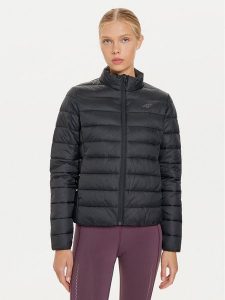 4F Kurtka zimowa 4FWAW24TDJAF467 Czarny Slim Fit. Czarne kurtki 4f, na zimę, s, bez wzorów, z syntetyku, bez kaptura. Za 179,99 zł.