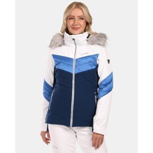 Dámská lyžařská bunda Kilpi LIN-W. Białe kurtki sportowe Kilpi, na zimę, bez wzorów, bez kaptura, narciarskie. Za 576,97 zł.