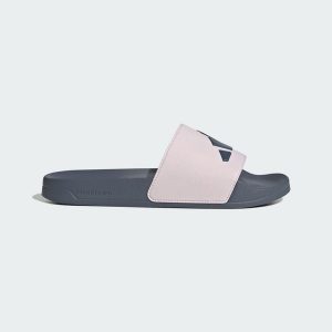 Klapki ADILETTE SHOWER SLIDES. Czarne klapki ADIDAS, bez wzorów, bez obcasa. Za 119,00 zł.